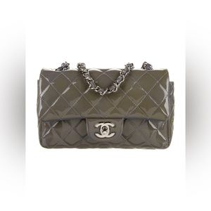 Chanel Patent Mini Rectangular Flap Bag